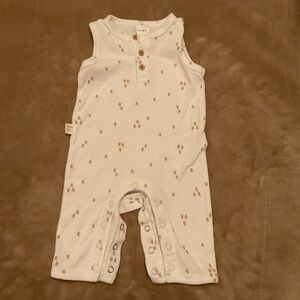 Carter's Cream and Brown Bodysuit
